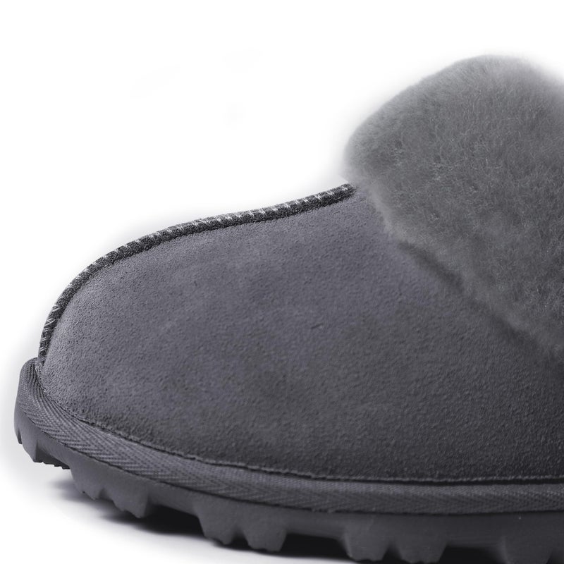 WaySoft Australian Sheepskin Womenâ€™s Slippers, 100% Shearling Wool, Hard Sole, Warm Fuzzy Indoor Outdoor - Image 3
